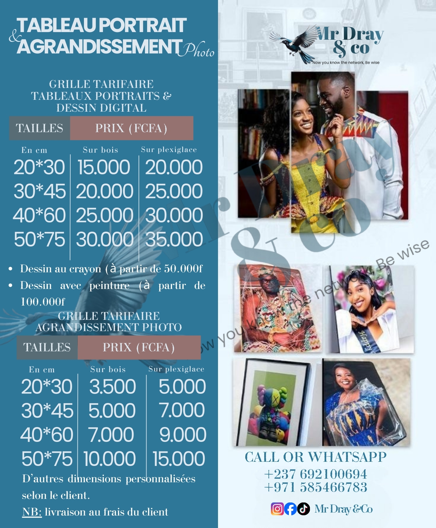 Agrandissement photo 