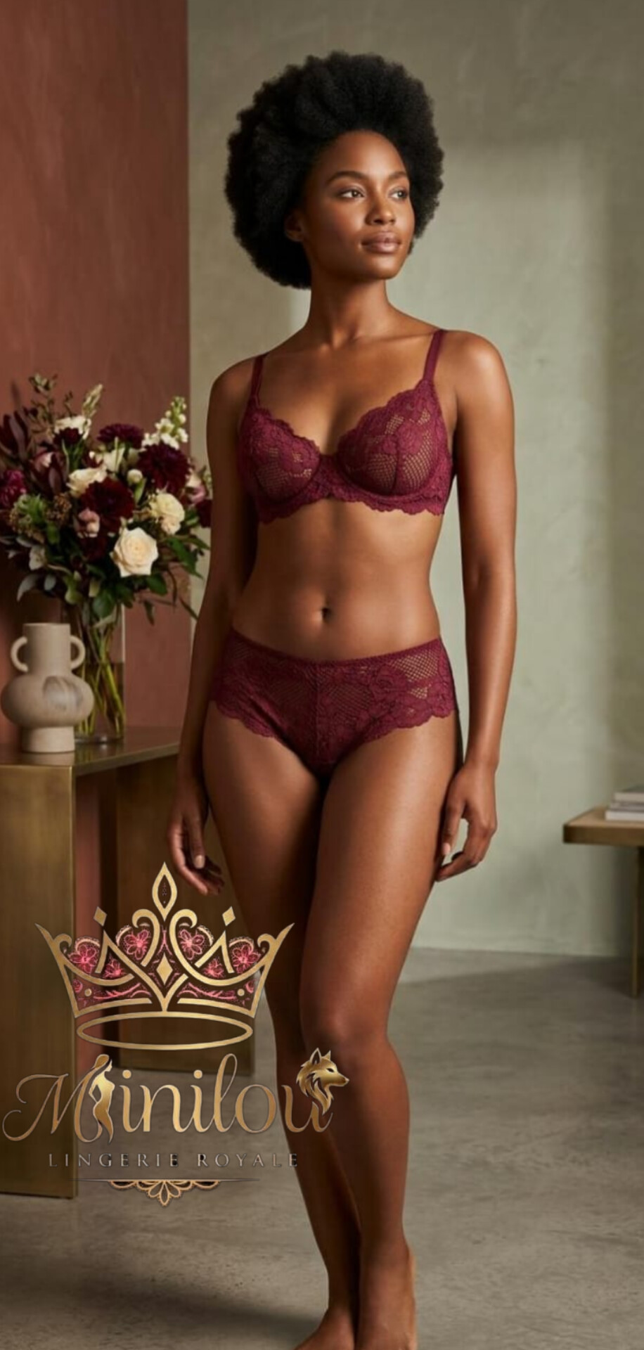 Ensemble sous vêtements dentelle