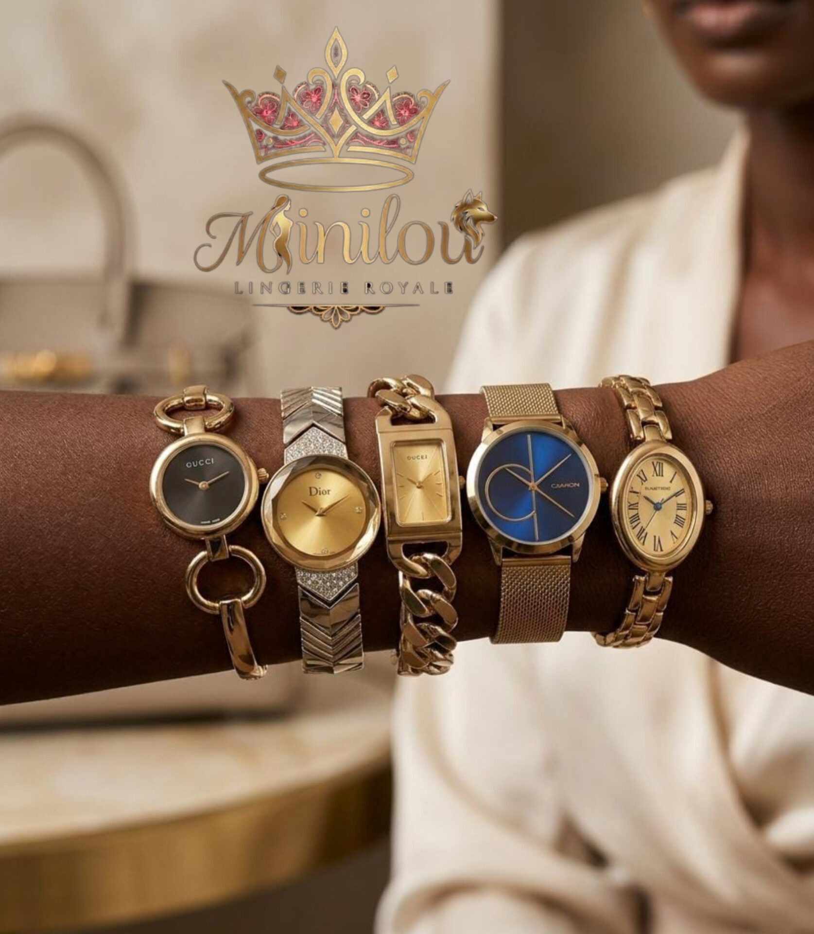 Montre - 6,000 FCFA Montre - Accessoires - MINILOU LINGERIE ROYALE