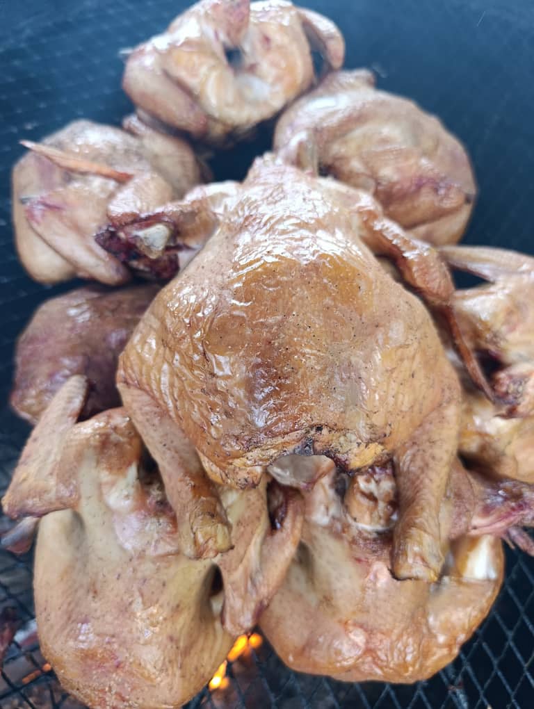 Poulet de chair fumés