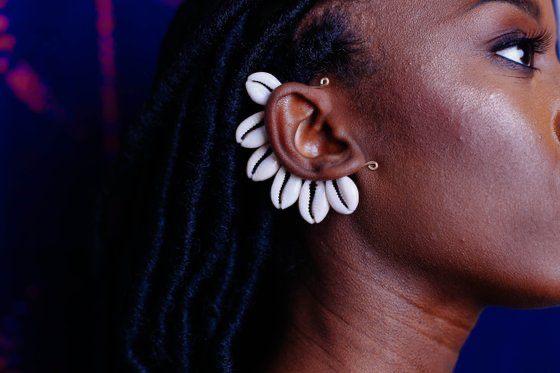 Oreillette en cauris