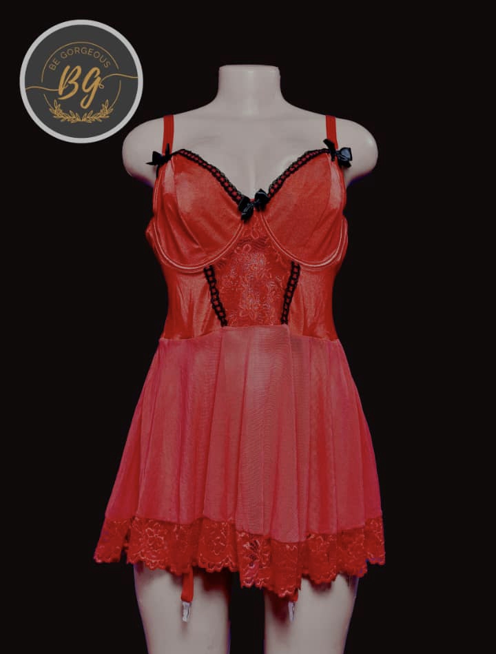 Nuisette rouge/noire