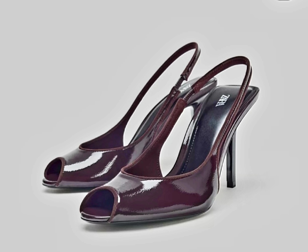 Escarpins Slingback Vernis Zara - Chaussures - Be Gorgeous